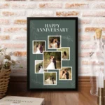 Personalized Love Story Photo Collage Frame | Unique Anniversary Gift for Husband or Wife - Image 4