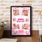 Baby Birthday Photo Collage Frame | Personalized Birthday Gift | Gift for Baby - Image 4