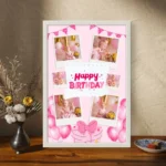 Baby Birthday Photo Collage Frame | Personalized Birthday Gift | Gift for Baby - Image 3