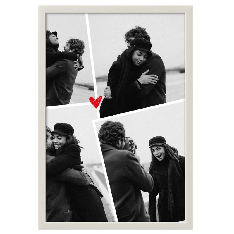Black White Personalized Photo Frames Customized Gift Photo Frame 8