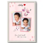 Custom Baby’s First Breath Photo Frame | Personalized Newborn Keepsake Gift - Image 2