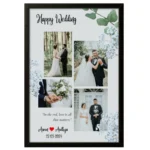 Elegant Marriage Photo Frame Gift | Personalized Wedding Photo Frames for Couples