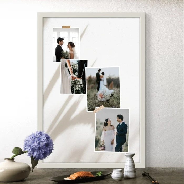 Elegant Wedding Day Collage Frame | Perfect Anniversary Gift for Spouse - Image 3