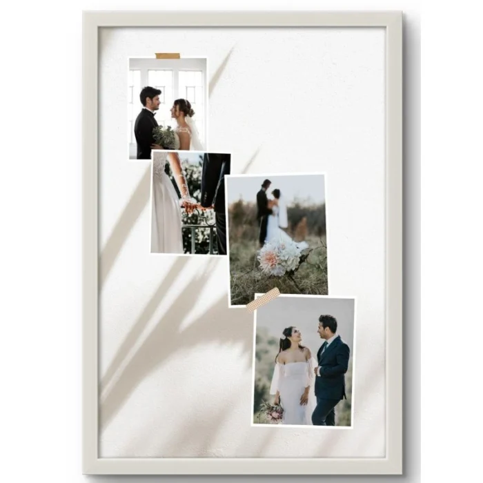 Elegant Wedding Day Collage Frame | Perfect Anniversary Gift for Spouse - Image 2