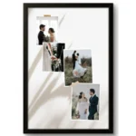 Elegant Wedding Day Collage Frame | Perfect Anniversary Gift for Spouse