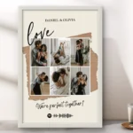 Personalized Love Collage Frame with Custom Names & Message | Perfect Couples Gift - CP00051 - Image 3