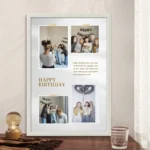 Mordern Personalized Birthday Collage Frame - Perfect Birthday Gift - Image 3
