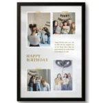 Mordern Personalized Birthday Collage Frame - Perfect Birthday Gift