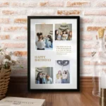 Mordern Personalized Birthday Collage Frame - Perfect Birthday Gift - Image 4