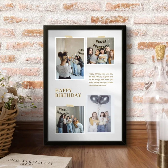 Mordern Personalized Birthday Collage Frame - Perfect Birthday Gift - Image 4