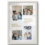 Mordern Personalized Birthday Collage Frame - Perfect Birthday Gift - Image 2