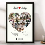 Personalized Heart-Shaped Wedding Photo Frame | Perfect Marriage Gift - Image 4