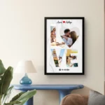 Personalized Love Collage Photo Frame | Couple Photo Frame - Image 2