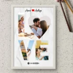 Personalized Love Collage Photo Frame | Couple Photo Frame - Image 4