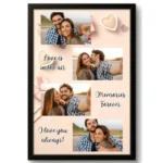 Personalized Love & Memories Photo Frame | Customizable Gift for Special Occasions