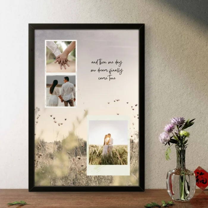 Personalized Love Story Collage Frame | Perfect Anniversary Gift - Image 4