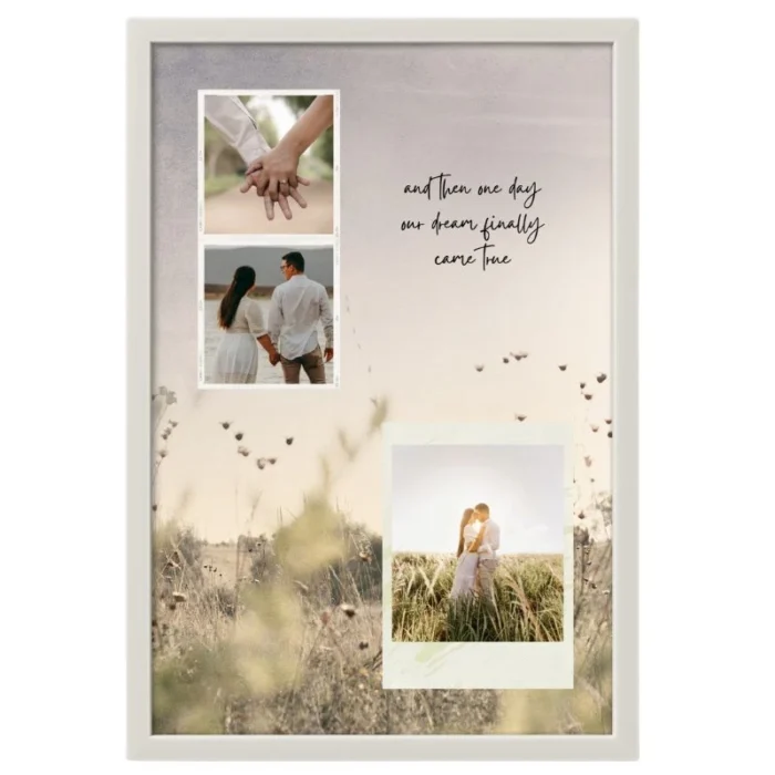 Personalized Love Story Collage Frame | Perfect Anniversary Gift - Image 2