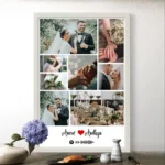 Personalized Wedding Photo Frames | Elegant Marriage Photo Frame Gift - Image 3