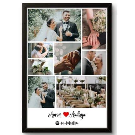 Personalized Wedding Photo Frames | Elegant Marriage Photo Frame Gift
