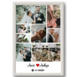 Personalized Wedding Photo Frames | Elegant Marriage Photo Frame Gift - Image 2
