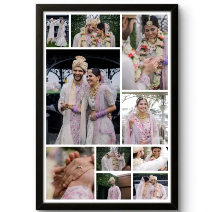 Customized Wedding Photo Collage Frame